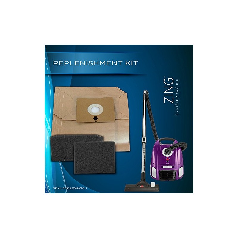 Bissell 2242 Zing Bagged Accessory Kit Replacement Bags & Filters