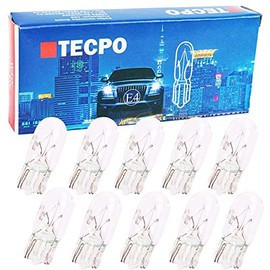 TECPO 20 x Glass Base W5W 12 V 5 W and 20 x Indicator Bulbs Orange WY5W Side Indicator