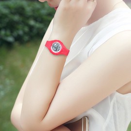 JewelryWe Children's Students Watch, Multifunction Camouflage Digital Electronic Watch Sports Watch with LED Light, Alarm, Stopwatch, Calendar, Date and Day, Colour: Black, Blue, Green, pink,