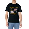 USS Nimitz CVN-68 Aircraft Carrier Veteran Flag Veterans Day T-Shirt