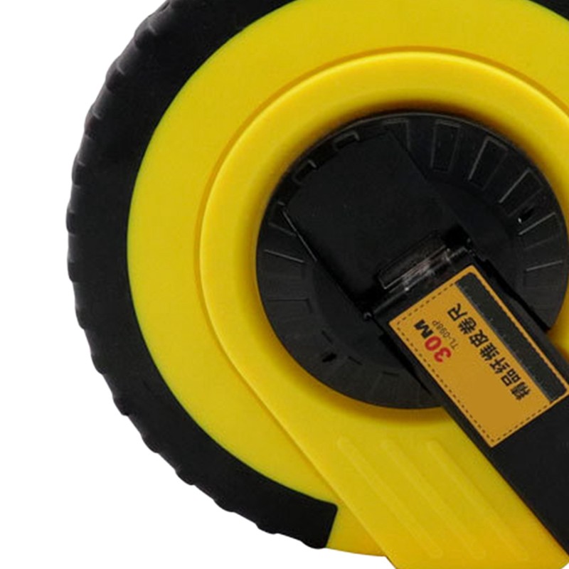 Circular Tape Measure Round Disc Steel Ruler Plastic Shell Accurate