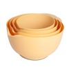 BoxedHome Nesting Plastic Mixing Bowl Set, 4 Piece Mixing Bowl