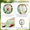 LIRAVENO Cardinal Wind Spinners Outdoor - 3D Metal Hanging Decor