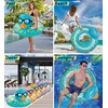 POZA Inflatable Duck Pool Float Tube- Heavy Duty Vinyl UV
