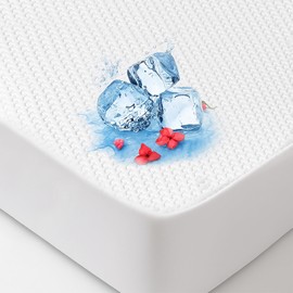 NESTCORE Waterproof Mattress Protector Twin Size,Mattress Pad Cover 3D Air Fabric,Noiseless & Breathable Mattress Pad Fitted Style with Stretchable Pockets(39"*75")