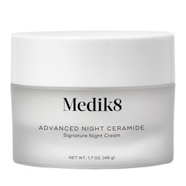 Medik8- Ceramidas de noche avanzadas: cuidado de ojos hidratante y voluminizador para uso nocturno: ceramidas reafirmantes y antienvejecimiento