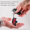 JUSTTOP Car Keychain, Bronco Key Chain Metal Key Fob, Cool