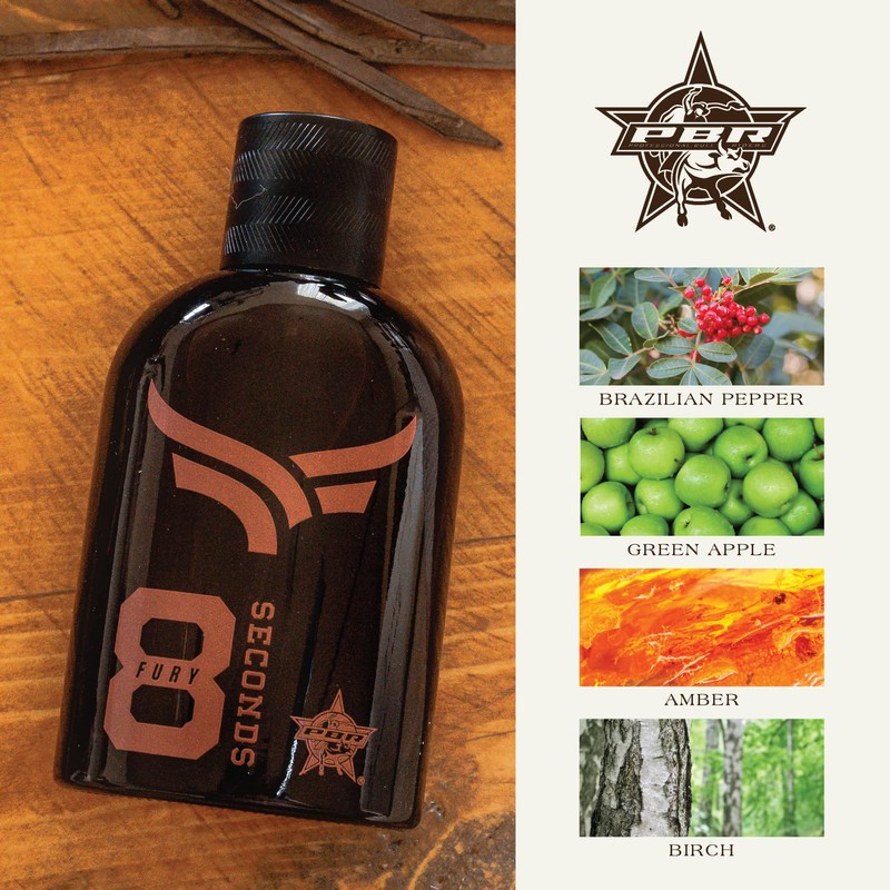Tru Western PBR 8 Seconds Fury Men's Cologne, 3.4 fl