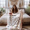 Love Air Mail to My Daughter Blanket - Dad's Heartfelt