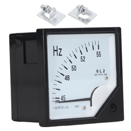 AC 380V Pointer Type Frequency Meter High Accuracy Square Panel Frequency Detector 45‑55Hz
