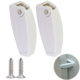 letuxaamz Door Stop Motorhome Doors and Windows Door Holder Door Stopper 2-Piece Caravan Storage Door Luggage Doors Motorhome Caravan Accessories White Door Lock Door Clip