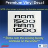 Reflective Concepts Door Nameplate Overlay Decals - Fits: 2002-2007 Dodge