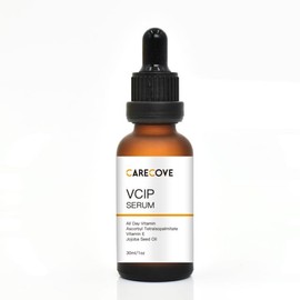 CareCove VCIP Vitamin C Face Serum For Skin care– Anti Aging Face & Eye Serum with Vitamin C, Jojoba Seeds Oil, Vitamin E – Brightening Serum, Dark Spot Remover, Even Skin Tone & Wrinkles