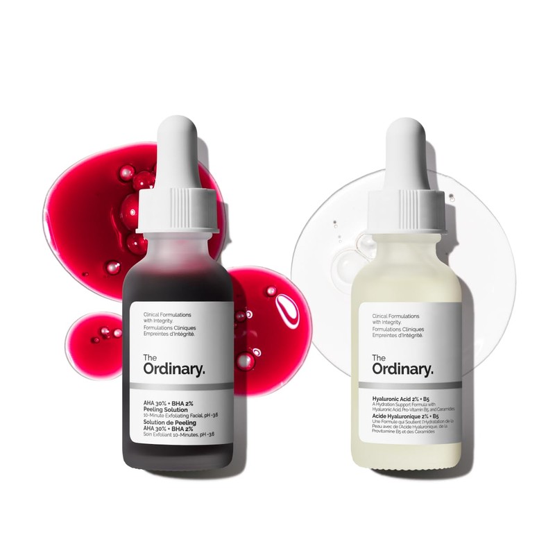 The Ordinary Bright & Hydrated Serum Duo, AHA 30% +