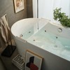 Acrylic Bathtub Tray Caddy, Clear Bath Shelf Tub Rack with