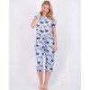 Real Essentials 2 Pack: Womens Pajamas Short Sleeve Sleepwear Tops