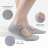 4 Pairs Yoga Pilates Socks for Women Girls, Non Slip