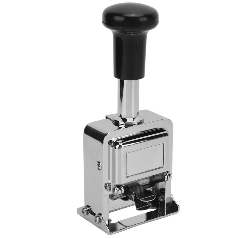Number Stamp Zinc Alloy Shell Automatic Jump Number Self Inking