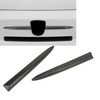 1 Pair Front Bumper Upper Moulding Trim 735455041 Carbon Fiber