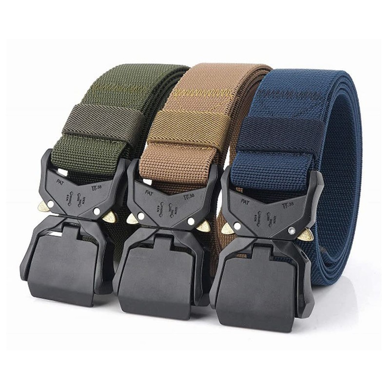 Nelbons Tactical Belt, Military Hiking 3.8 cm Work Belt with