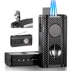 5-in-1 Torch Lighter with Tool, Punch, Holder, Draw Enhancer, Refillable