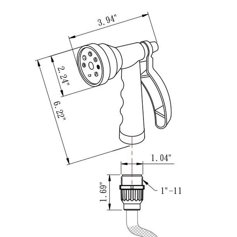 RV Exterior Sprayer - White