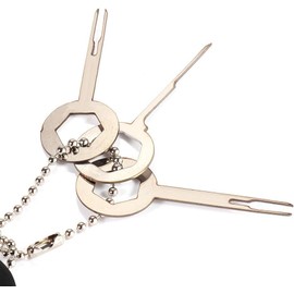 18pcs Auto Terminals Removal Key Tool Set | Car Electrical Wiring Crimp Connector Extractor Puller Release Pin Kit