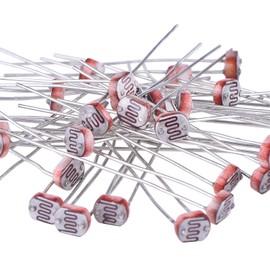 EBOOT 30 Pieces Photoresistor Photo Light Sensitive Resistor Light Dependent Resistor 5 mm (5539)