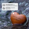 Schwabenholz® Wooden Worry Stone Heart - Ich bin stolz auf