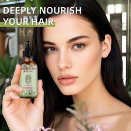 Rosemary Oil for Hair Growth – 2pcs Scalp & Hair Strengthening Oil with Mint & Biotin – Lightweight, Non-Greasy Formula – Promotes Thicker, Fuller Hair，60ml 2fl.0z