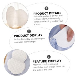 minkissy 20 Pack Underarm Sweat Pads for Men Women Disposable Breathable Odor-free Armpit Stickers for Summer