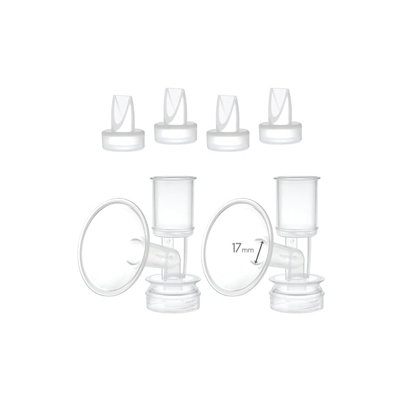 Maymom Duckbill, Replacement Flange Kit Compatible with Ameda Purely Yours,