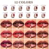 12 Colors Matte Lip Liner Set, Waterproof Smudge-Proof Liners, Long