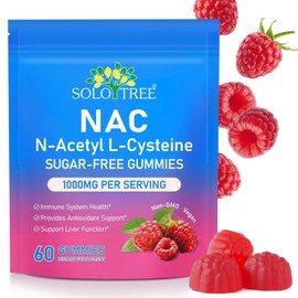 Nyloriaine NAC Supplement N-Acetyl Cysteine, Nac Gummies 60pcs, Support Immnue, Liver Function, Antioxidant Support, Nac 1000mg Per Serving, Non-GMO, Vegan, Sugar-Free