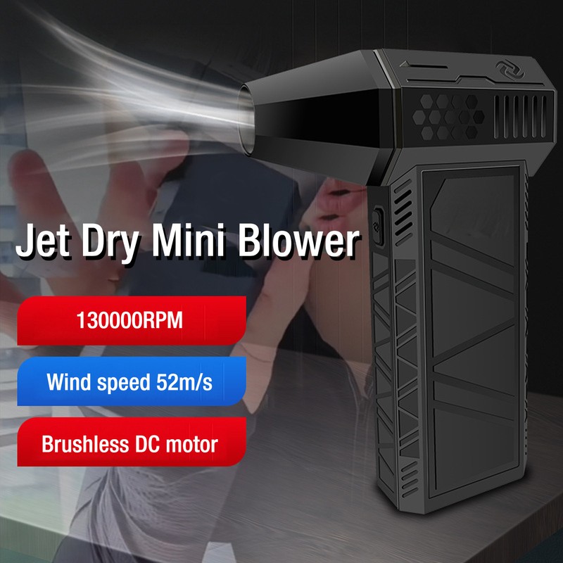 Electric Air Duster 130000RPM 3 Gear Adjustable Jet Dry Blower