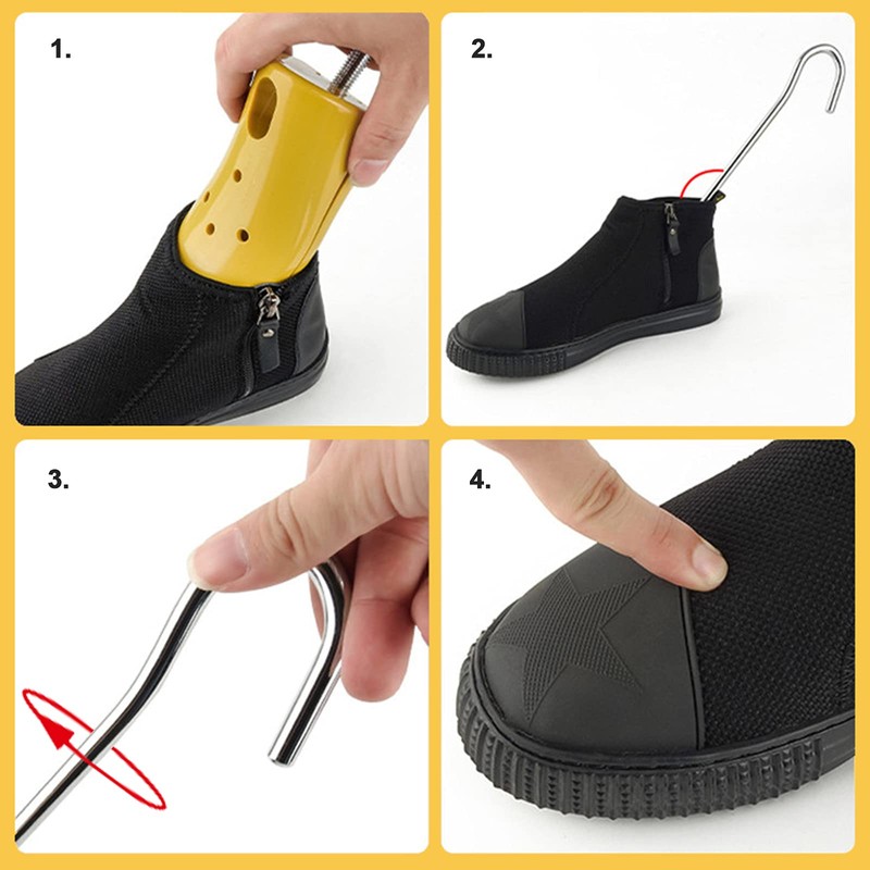RIRPUAE Boot Stretchers for Thick Feet, Adjustable Shoe Tree Boot