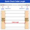 CKE 50 Pack Invisible Cable Railing Kit 1/8" Cable Railing