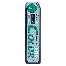 Pilot HRF7C-2S10G Neox Coloreno, 0.7 Green, 10 Count Color Mechanical Pencil Leads