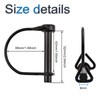 INCREWAY 4PCS Wire Lock Pin, 5/16" Carbon Steel Shaft Locking