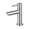 Ibergrif M18103 Kaltwasser-Waschtischbatterie, Einhand-Waschtischbatterie für Außenbereich, Gäste-WC, Edelstahl, Grau
