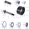 Jet Pump Rebuild Kit and Impeller Removal Installation Tool Seals