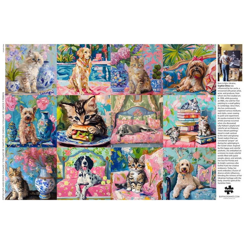 Buffalo Games - Bonjour - Sophie Clima - Cats and