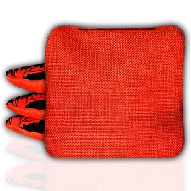 Killshots Cornhole | AK47 Series | Limited Edition | ACL Pro Certified Cornhole Bags | Premium Quality | Dual-Speed | Durable & Weather Resistant | Set of 4 Bags (Honeycomb Orange)