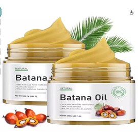 Flewyum Batana Oil for Hair Growth 2PCS Raw Unrefined Natural Organic 100 Percent Pure