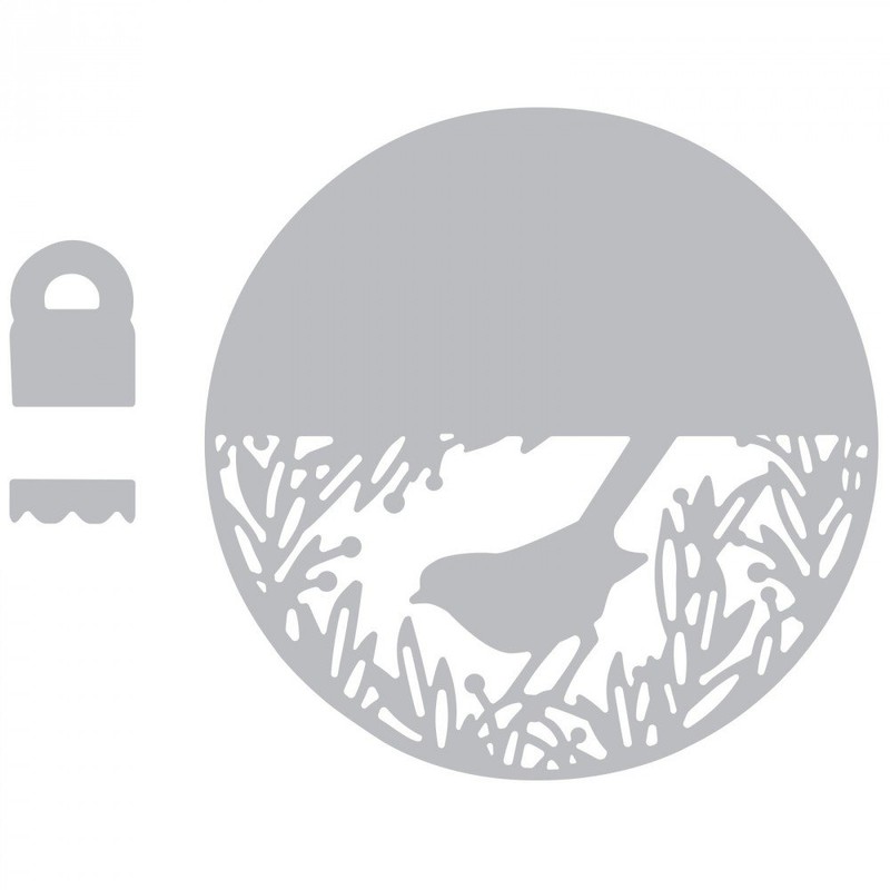 Sizzix Thinlits Dies Festive Bird by Sophie Guilar 3Pk, Carbon