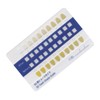 KOMBIUDA Dentist Tooth Shade Guide 1 Set of 20pcs Pvc