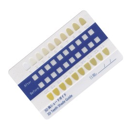 KOMBIUDA Dentist Tooth Shade Guide 1 Set of 20pcs Pvc Tooth for Oral Supplies