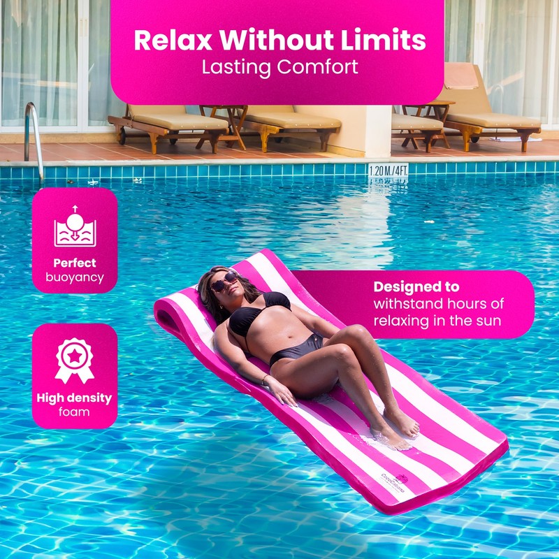 Cococabana 74 inch Foam Float for Pools & Lakes Vinyl