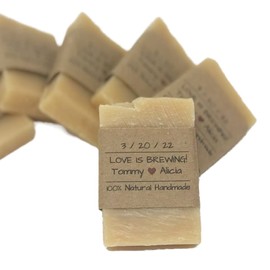 Beer Soap Favors, Love is Brewing, Beer Themed Favors, Set of 10, Home Brewed Soaps