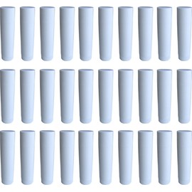 Frühes Forschen 30 lipstick sleeves, white, empty, for self-filling, made in Germany